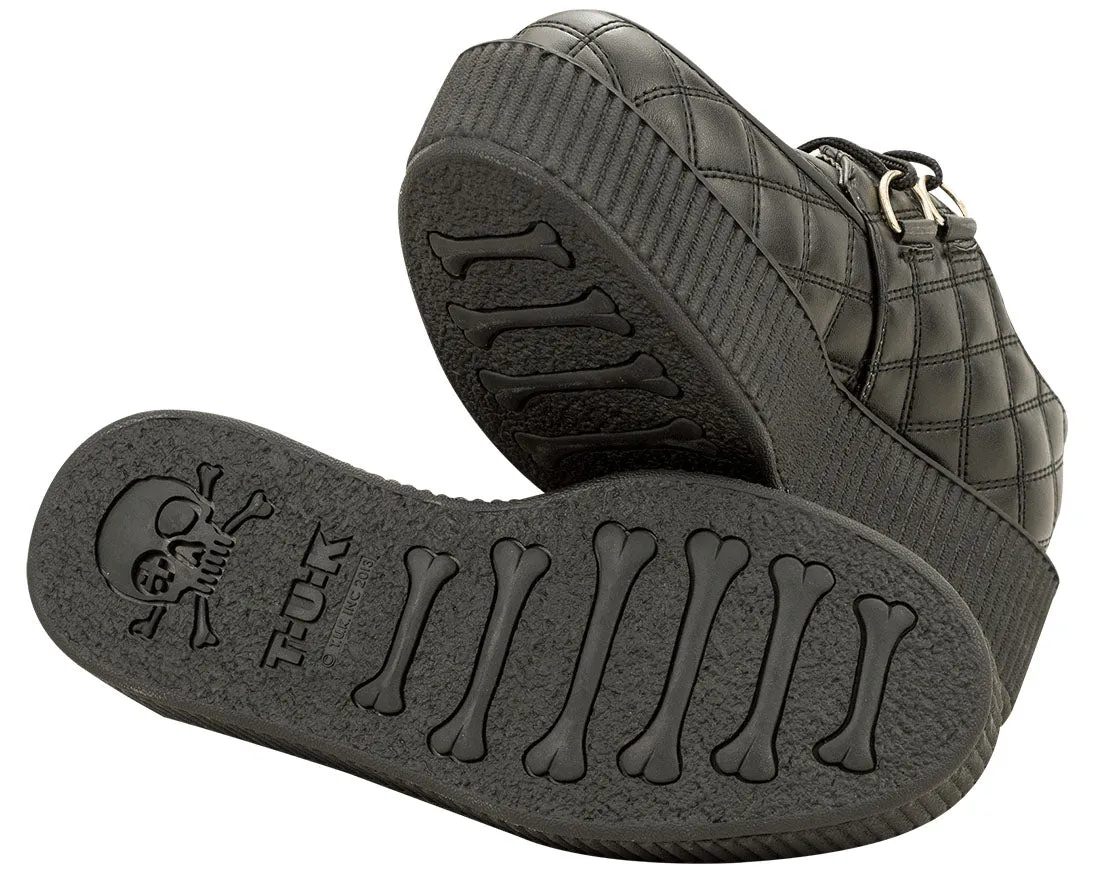 T.U.K Black Quilted Mondo Creeper