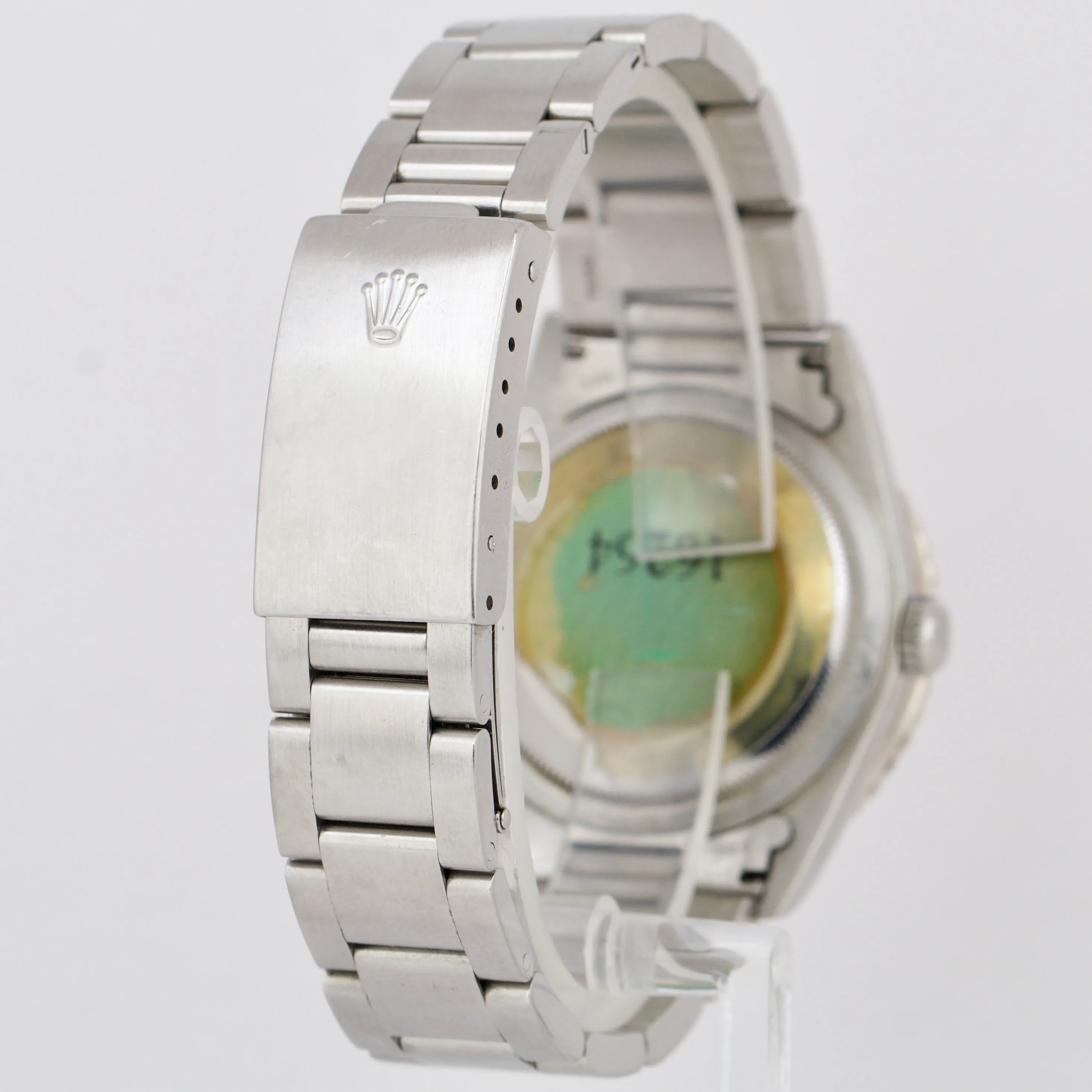 UNPOL. Rolex DateJust 36mm Turn-O-Graph Silver Roman Stainless Watch 16264 B&P