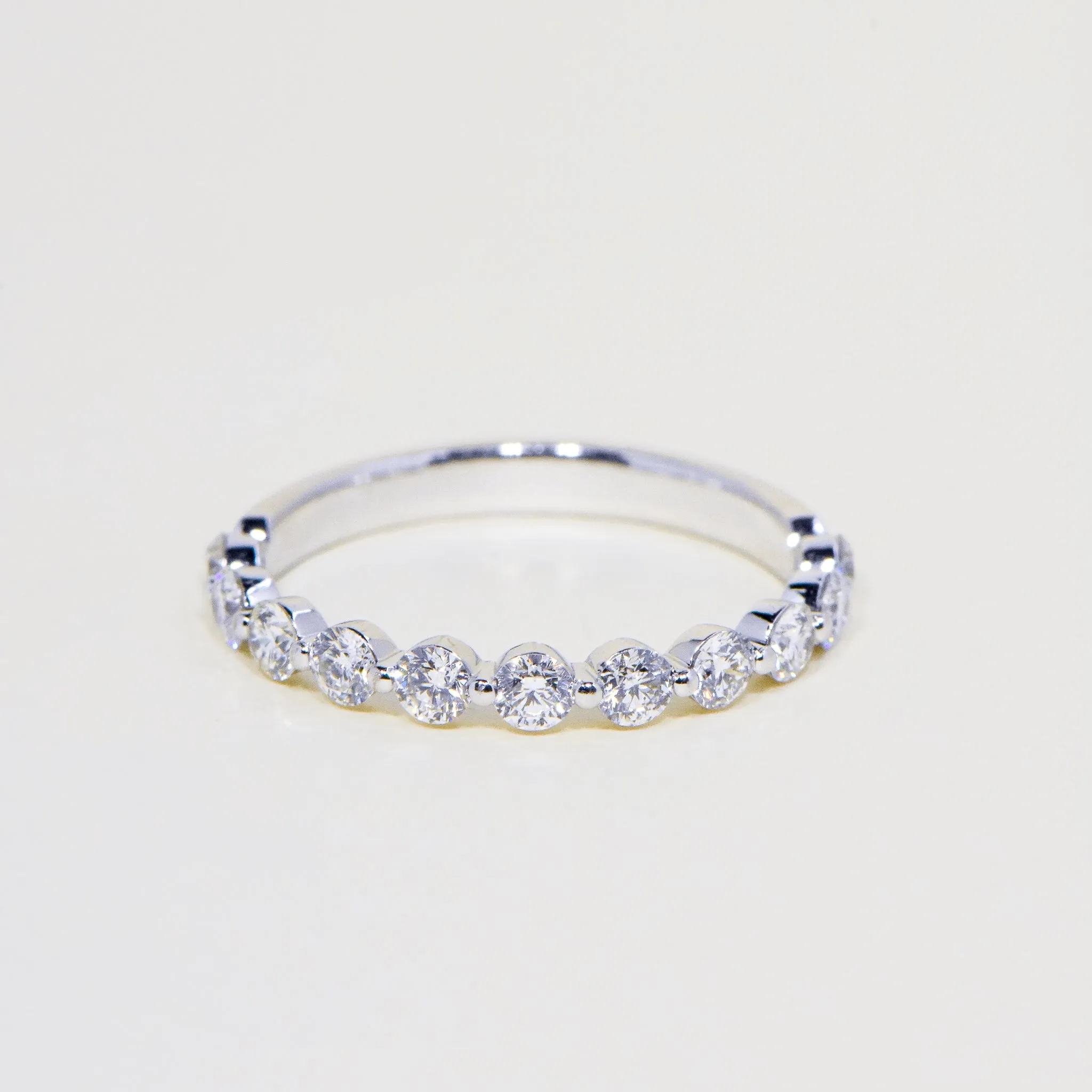 Vera | Floating 11 Stone Round Diamond Ring