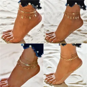 Vintage Tassel Beads Ankle Bracelet