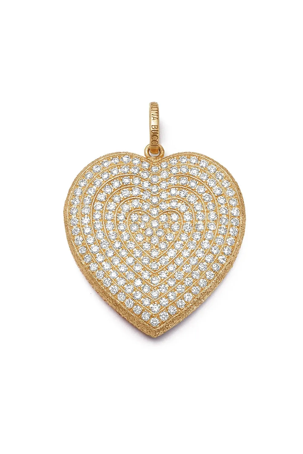 White Diamond Pavé Cuore Pendant