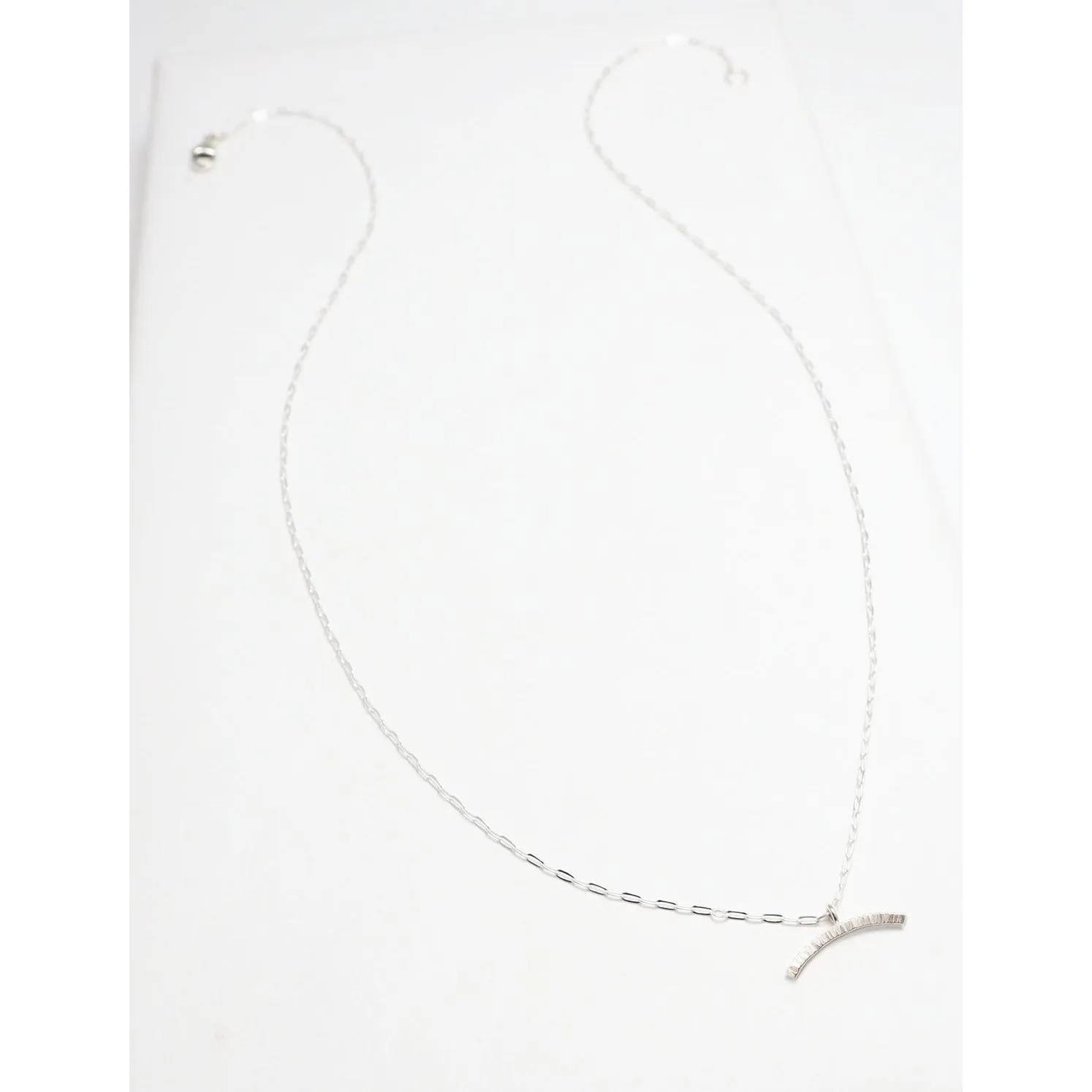 Wish Line Hammered Necklace
